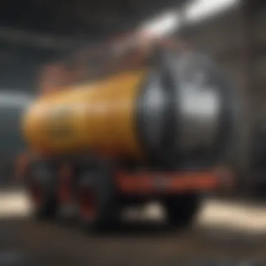 Equipment used in the oil tank removal process