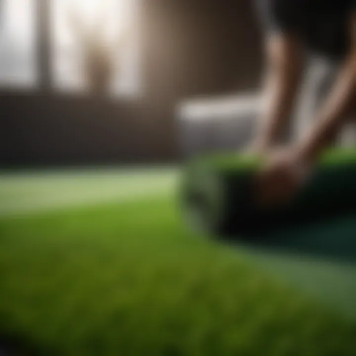 Meticulous Base Preparation Artificial turf base preparation
