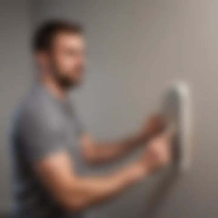 Technique for applying drywall tape