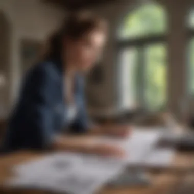 Architect at Drawing Board