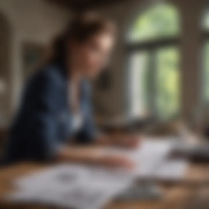 Architect at Drawing Board