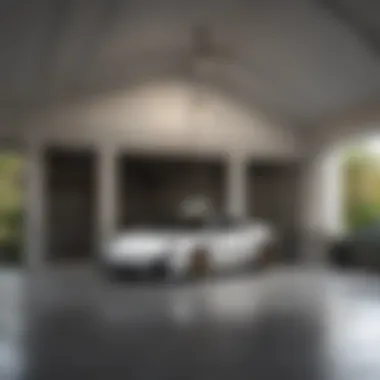 Elegant three-car pole garage showcasing architectural design