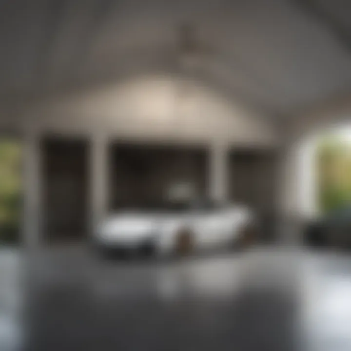 Elegant three-car pole garage showcasing architectural design