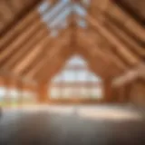 Architectural blueprint of 40x80x16 pole barn