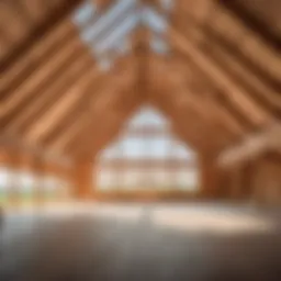 Architectural blueprint of 40x80x16 pole barn