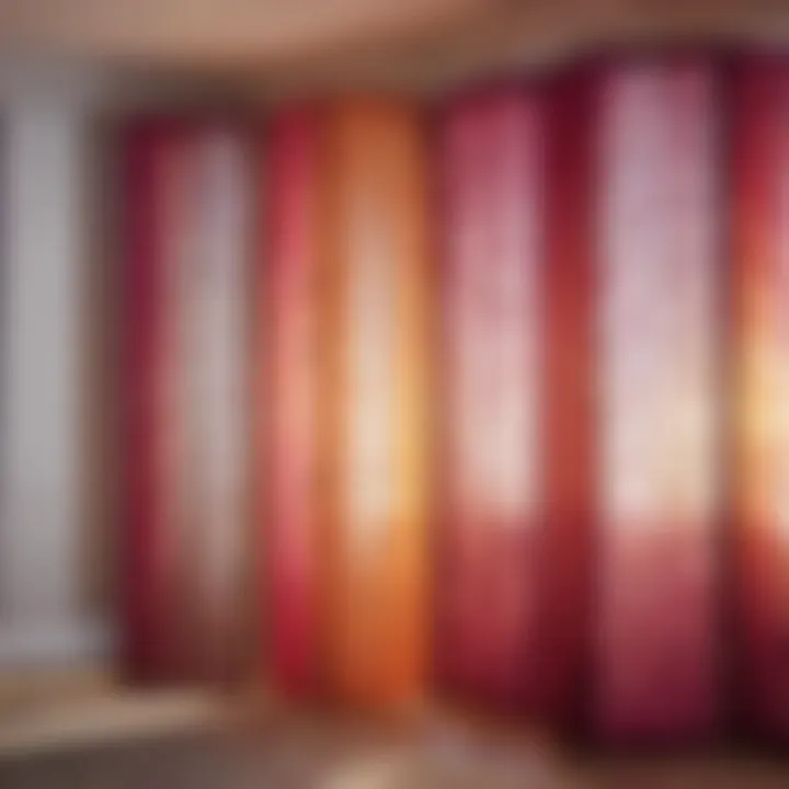 Artistic Hanging Fabric Divider