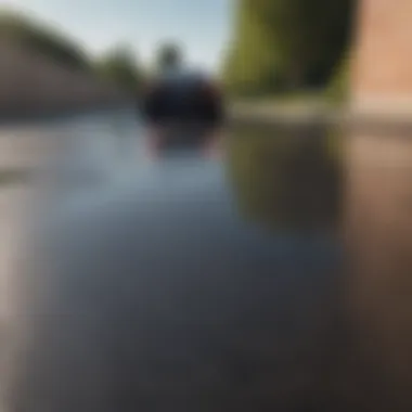 Asphalt overlay before and after