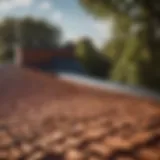 Roofing material being securely fastened to house structure