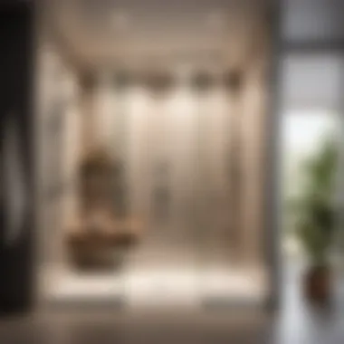 Barrier-free shower design for wheelchair users