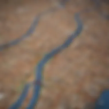 Route Map for Nationwide Moving Options A map highlighting various routes for moving items