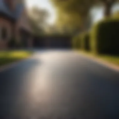 Smooth driveway surface