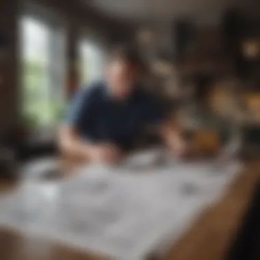 Evaluating Your Renovation Finances A homeowner reviewing financial documents