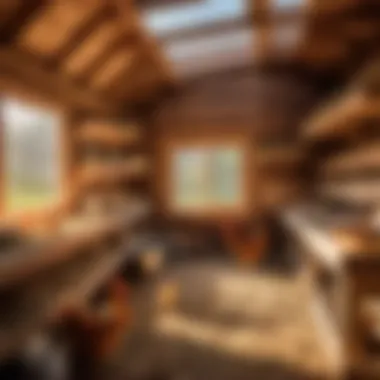 Illustration of planning process for building a chicken coop on a budget