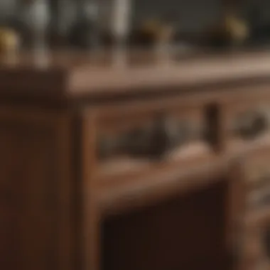 Cabinet Repair with Wood Putty