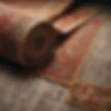 Variety of carpet materials showcasing texture and style