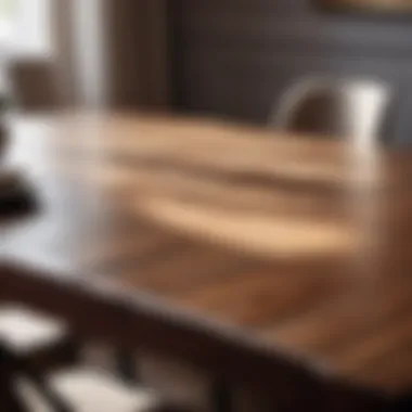 Selecting Premium Materials Wooden Table Material Selection