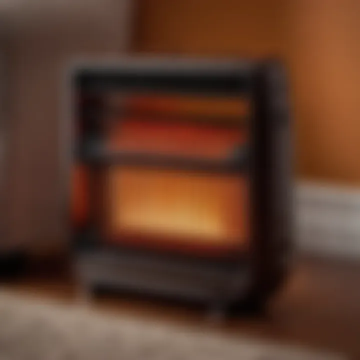 Compact Energy-Efficient Space Heater Display