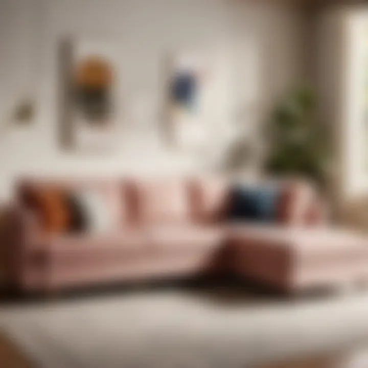Compact Sectional Sofa with Storage Chaise