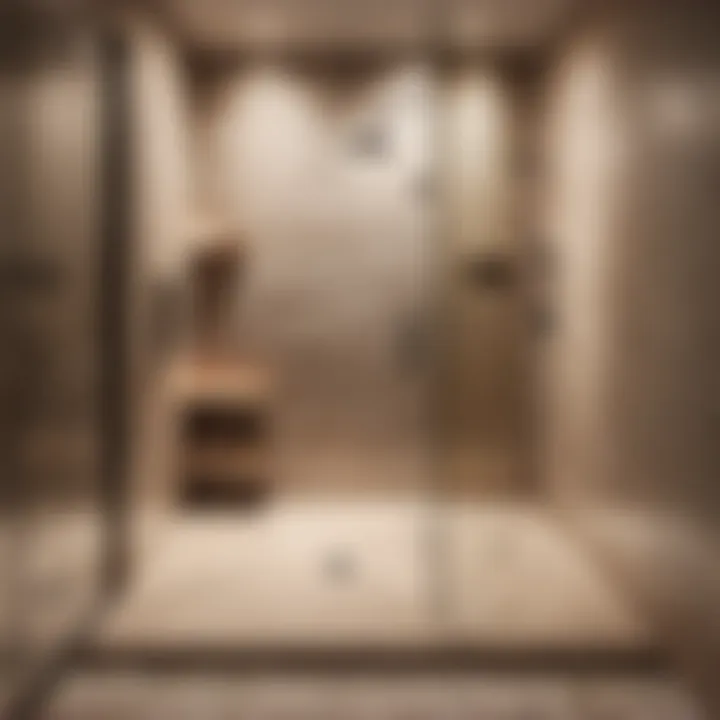 Flawless Finished Installation Finished shower base installation