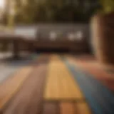 Composite Decking Color Palette