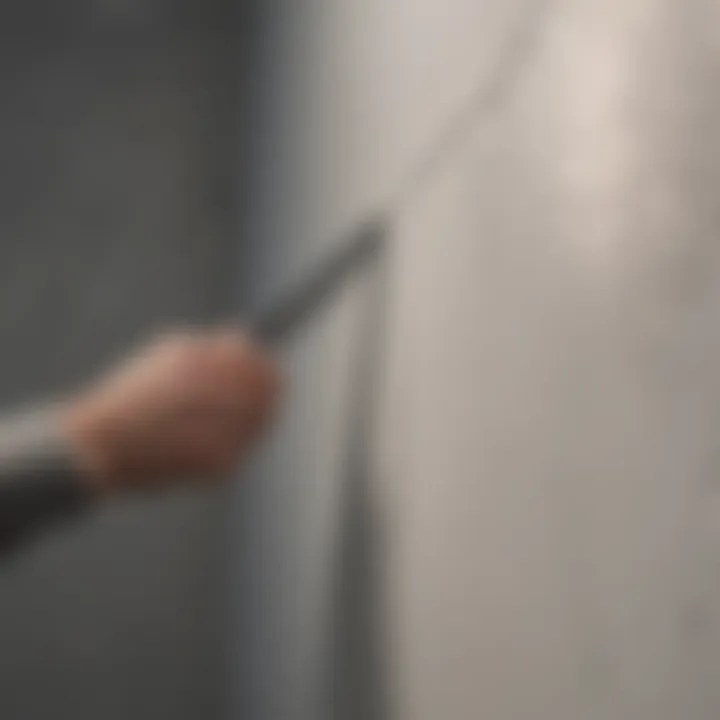 Applying compound to a drywall seam using a knife