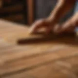 Wood Deck being Sanded