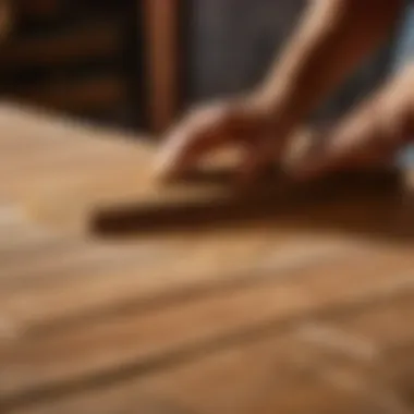 Wood Deck being Sanded