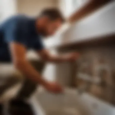 Inspecting Plumbing in a House