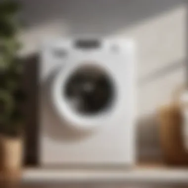 Modern washing machine with smart technology