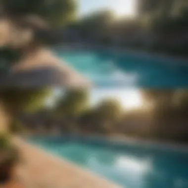 Transformative Journey of Pool Conversion Before and after transformation of a swimming pool