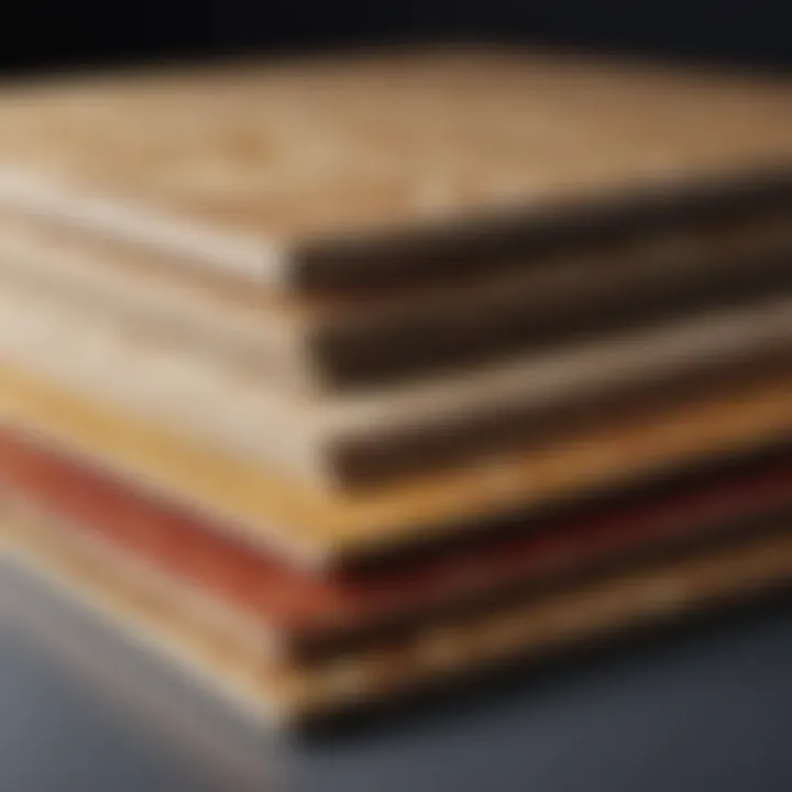Comparison of standard OSB board sizes for different applications