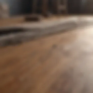 Budgeting for Wood Flooring Projects Budgeting sheet alongside wood flooring materials