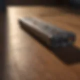 Precision wood measurement tools on a clean surface