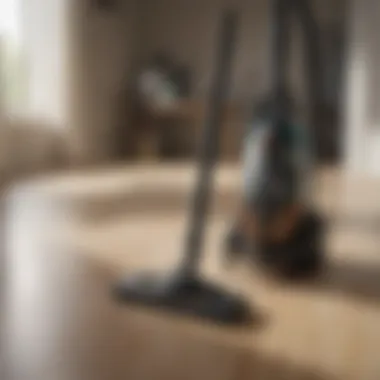 Efficient Vacuum Cleaning Professional vacuum cleaner in action on a pristine floor