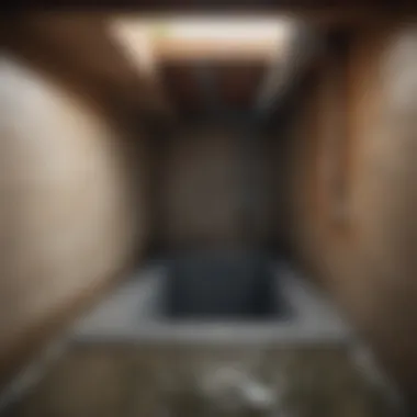 Efficient Drainage System Setup Illustration showing proper drainage system for basement walls