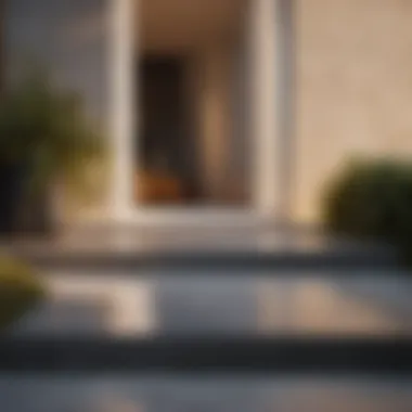 Concrete porch material selection