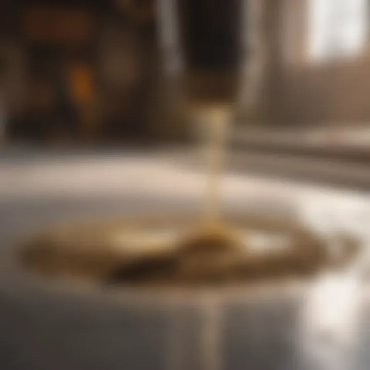 Concrete pouring process