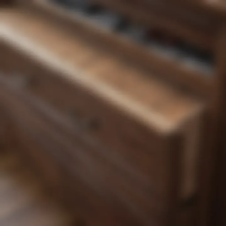 High-quality wood materials for drawer construction