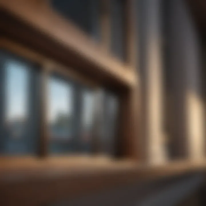 Illustration showcasing the construction layers of dual pane windows for sound reduction