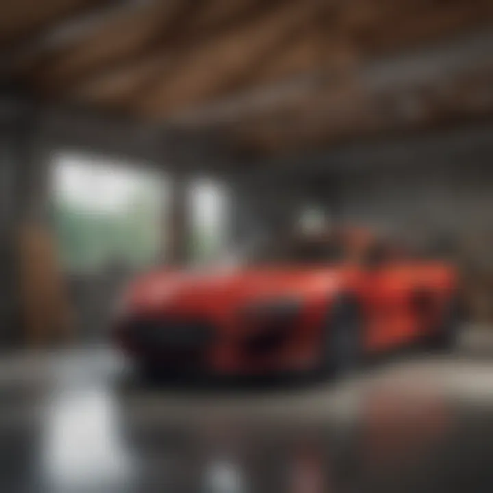 Durable construction materials used in a three-car pole garage