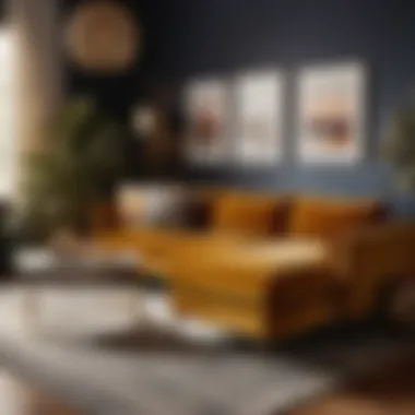 Luxurious and Plush Fabric Choice Contemporary Small Sectional Sofa in Rich Velvet