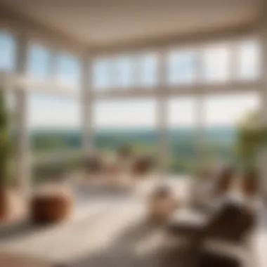 Breathtaking Panoramic Outlook Spacious 4-season room with panoramic view