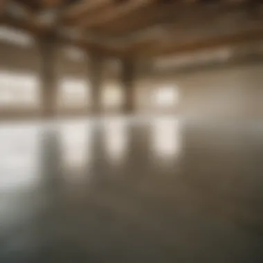 Garage floor finishing and sealing process