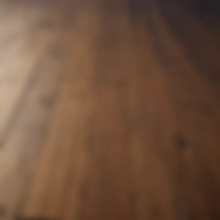 A comparison of different decking materials laid out