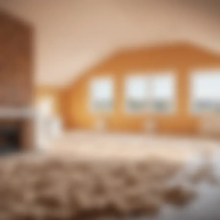 Energy-Efficient Homes Illustration demonstrating energy efficiency benefits of house insulation