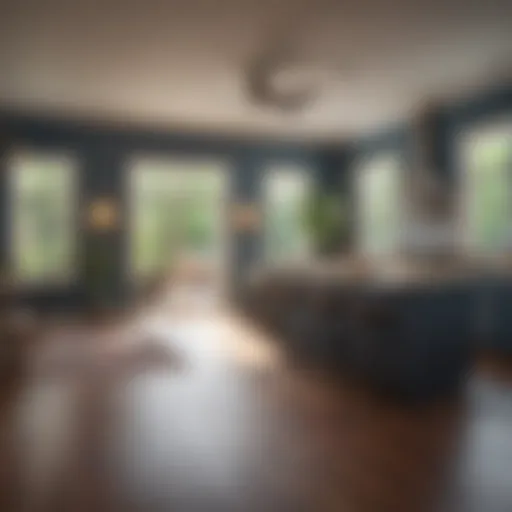 Detailed blueprint of a remodeled home layout
