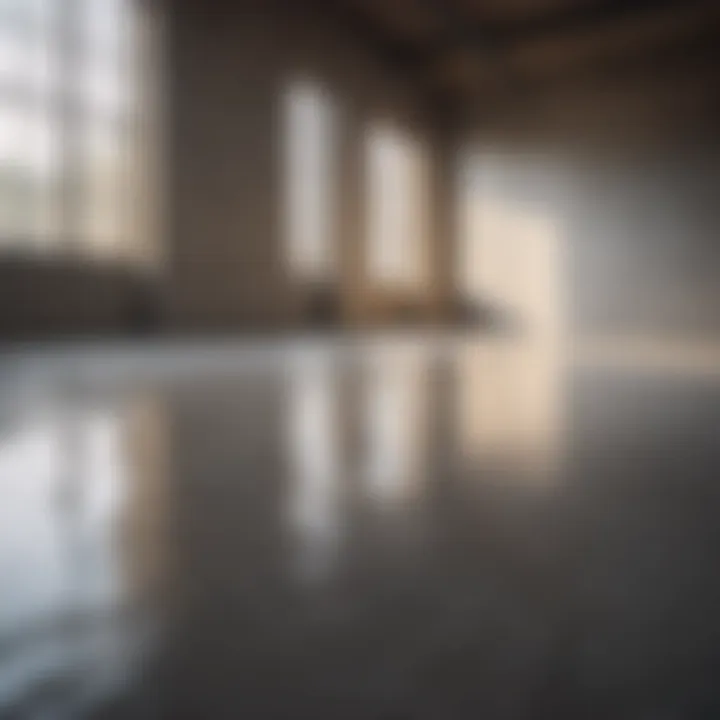 Cost breakdown for concrete floor finishing