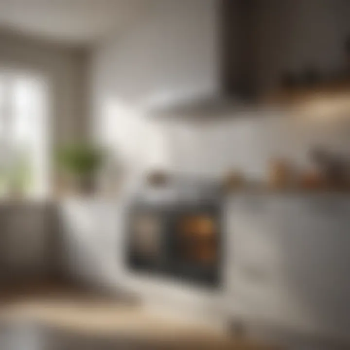 A luxury kitchen featuring a high-end oven