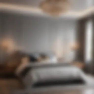 Cozy Gray Bedroom Wall