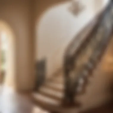 Timeless Wrought Iron Bannister in Classic Abode Classic Wrought Iron Bannister in Traditional House